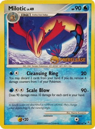 Milotic - 70/147 (Prerelease) (70) Promo