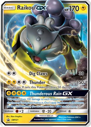 Raikou GX (SM121)/248 Promo Holofoil