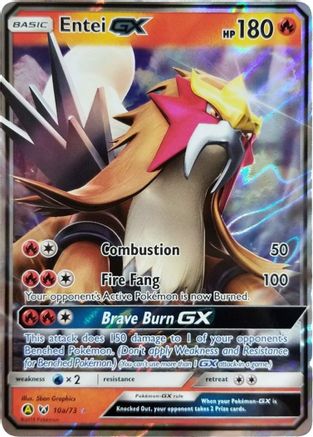 Entei GX - 10a/73 (10a)/73 Promo Holofoil
