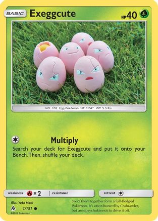 Exeggcute (1)/131 Common Reverse Holofoil