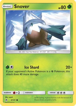 Snover (3)/131 Common Reverse Holofoil