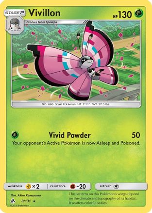 Vivillon (8)/131 Rare