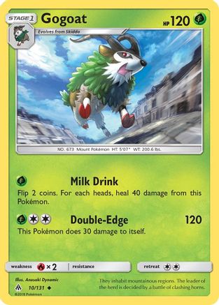 Gogoat (10)/131 Uncommon Reverse Holofoil