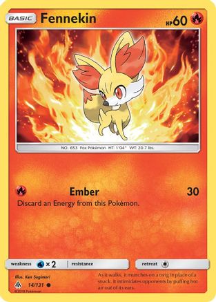 Fennekin (14) (14)/131 Common Reverse Holofoil