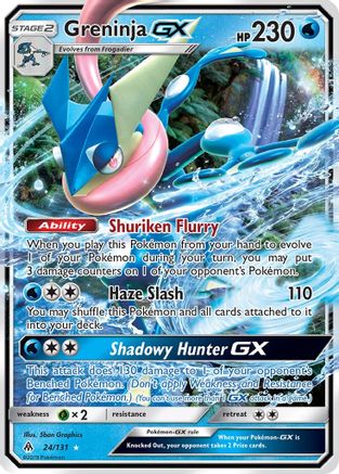 Greninja GX (24)/131 Ultra Rare Holofoil