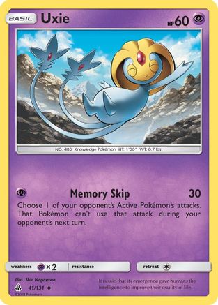 Uxie (41)/131 Uncommon Reverse Holofoil