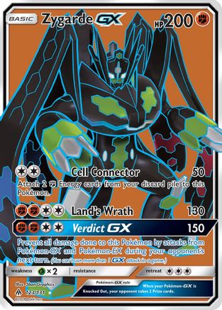Zygarde GX (Full Art) (123)/131 Ultra Rare Holofoil
