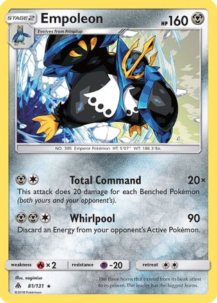 Empoleon (81)/131 Holo Rare Holofoil