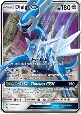 Dialga GX (82)/131 Ultra Rare Holofoil