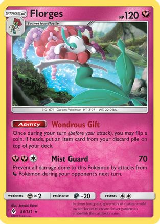 Florges (86)/131 Rare Reverse Holofoil