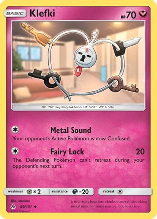 Klefki (89)/131 Uncommon Reverse Holofoil