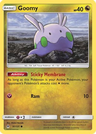Goomy (91) (91)/131 Common Reverse Holofoil