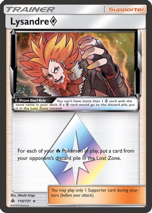 Lysandre Prism Star (110)/131 Prism Rare Holofoil