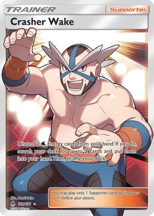 Crasher Wake (Full Art) (129)/131 Ultra Rare Holofoil