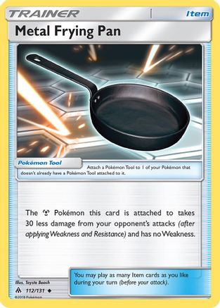 Metal Frying Pan (112)/131 Uncommon Reverse Holofoil