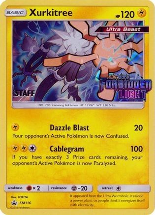 Xurkitree - SM116 (Prerelease) [Staff] (SM116) Promo Holofoil