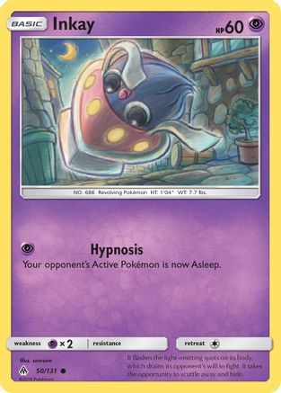 Inkay (50)/131 Common Reverse Holofoil