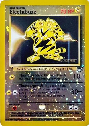 Electabuzz - 1 [Winner] (1) Promo Reverse Holofoil