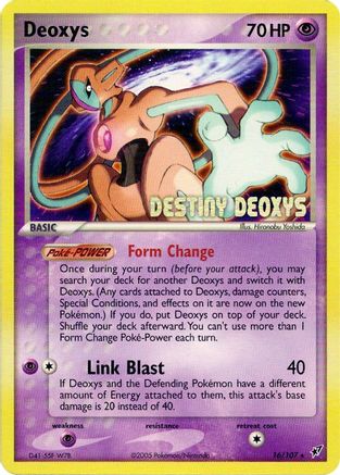 Deoxys (Normal Forme) - 16/107 (Movie Promo) (16) Promo