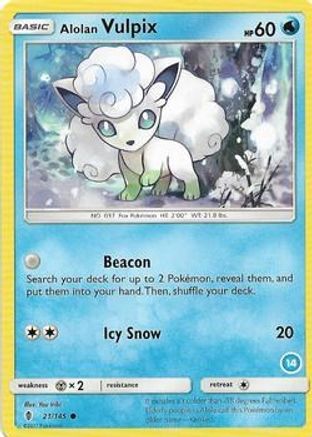 Alolan Vulpix (14) (21) Common