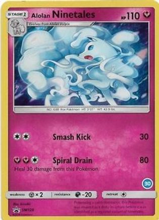 Alolan Ninetales (30) (SM128) Promo Holofoil