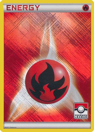 Fire Energy (2011 Pokemon League) Promo Holofoil