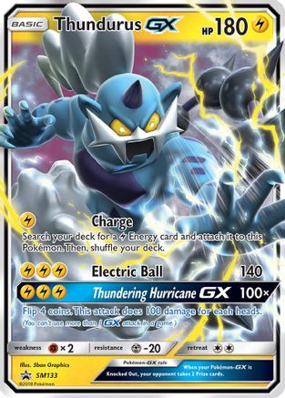 Thundurus GX - SM133 (SM133)/248 Promo Holofoil