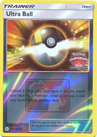 Ultra Ball - 135/149 (North America Championships) (135) Promo Reverse Holofoil