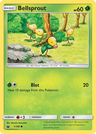 Bellsprout (1)/168 Common Reverse Holofoil