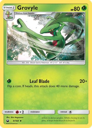 Grovyle (9)/168 Uncommon