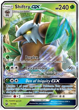Shiftry GX (14)/168 Ultra Rare Holofoil