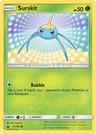 Surskit (15)/168 Common Reverse Holofoil