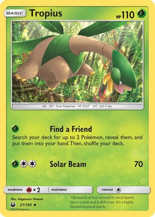 Tropius (21)/168 Uncommon