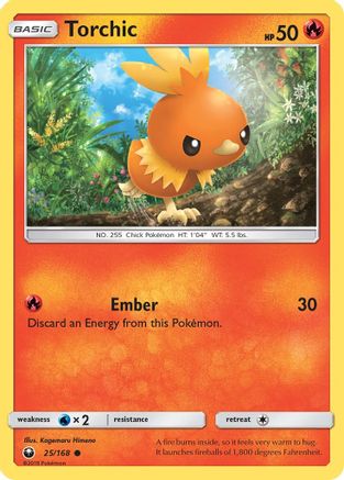 Torchic (25) (25)/168 Common Reverse Holofoil
