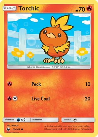 Torchic (26) (26)/168 Common Reverse Holofoil