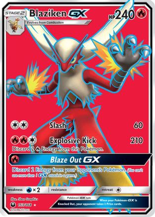 Blaziken GX (Full Art) (153)/168 Ultra Rare Holofoil