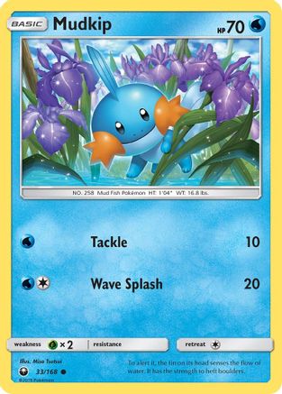 Mudkip (33) (33)/168 Common Reverse Holofoil
