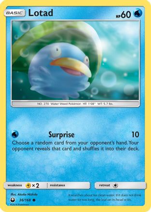 Lotad (36)/168 Common