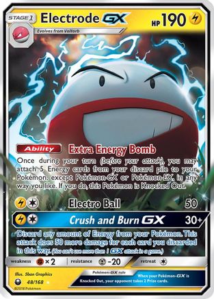 Electrode GX (48)/168 Ultra Rare Holofoil