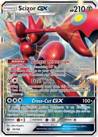 Scizor GX (90)/168 Ultra Rare Holofoil