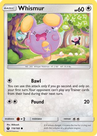 Whismur (116) (116)/168 Common