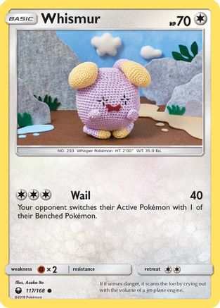 Whismur (117) (117)/168 Common Reverse Holofoil