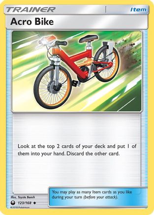 Acro Bike (123)/168 Uncommon Reverse Holofoil