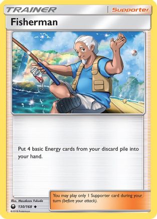 Fisherman (130)/168 Uncommon Reverse Holofoil