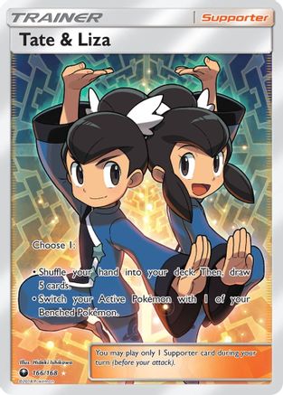 Tate & Liza (Full Art) (166)/168 Ultra Rare Holofoil