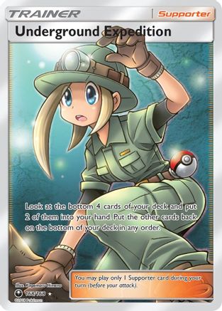 Underground Expedition (Full Art) (168)/168 Ultra Rare Holofoil