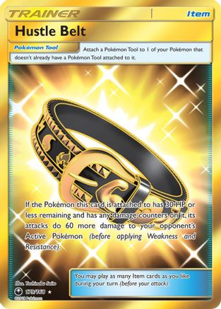 Hustle Belt (Secret) (179)/168 Secret Rare Holofoil