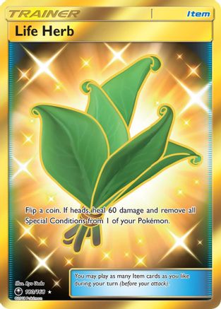 Life Herb (Secret) (180)/168 Secret Rare Holofoil