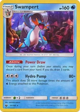 Swampert - 35/168 (SM Celestial Storm) (35) Holo Rare Holofoil