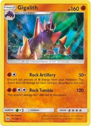 Gigalith - 71/149 (Cosmos Holo) (71) Promo Holofoil